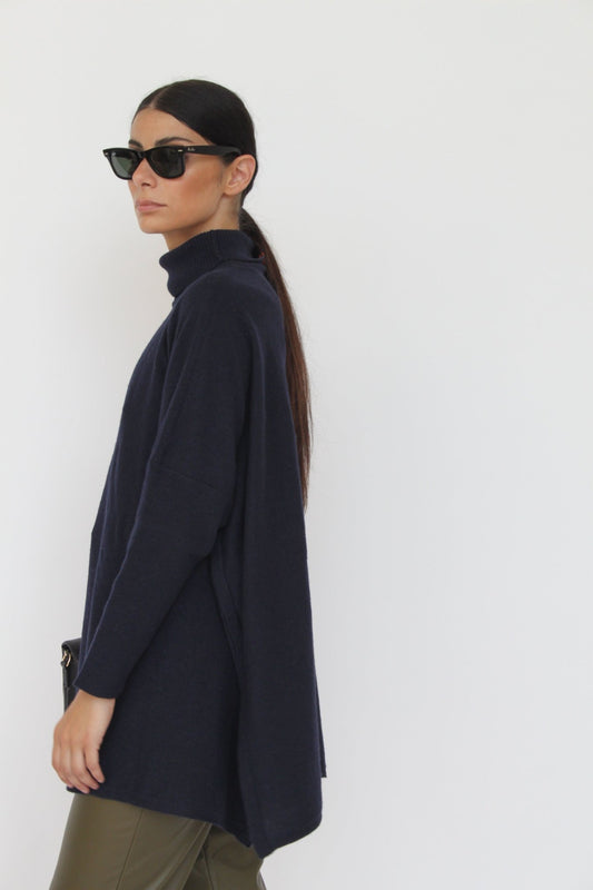 Maglione collo alto in misto cashmere - Amalia - StepByStep