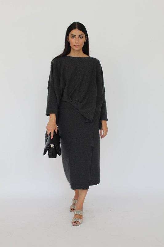 Maglione con scollo a barca in misto Cashmere - Adele - StepByStep