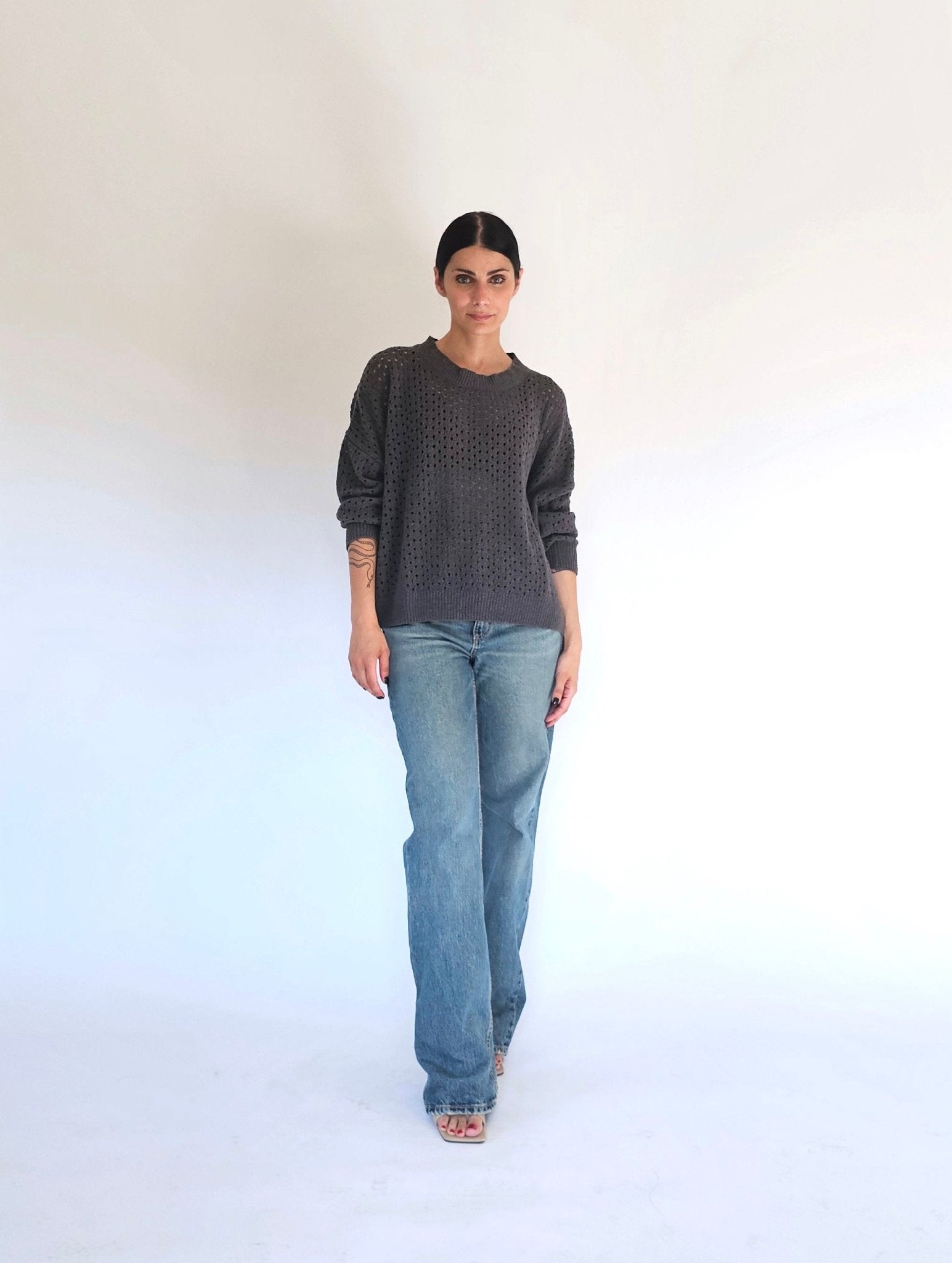 Maglione Traforato in Cotone - Fabiana - StepByStep