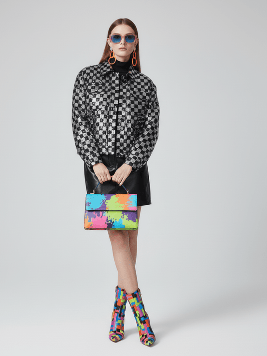 MEATPACKING Sequin Tuxedo Blazer Jacket BYMANYC ® New York - StepByStep