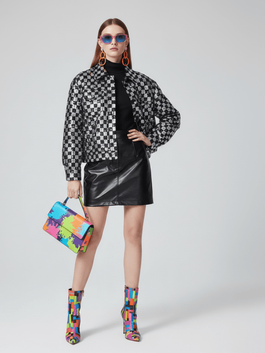 MEATPACKING Sequin Tuxedo Blazer Jacket BYMANYC ® New York - StepByStep