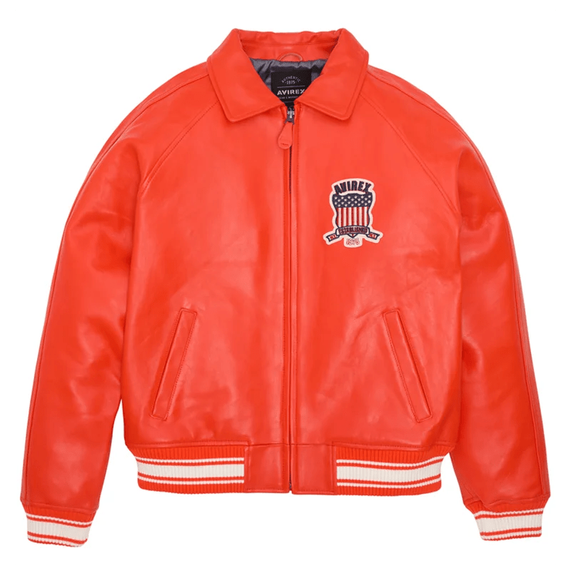 Men Hip Hop Sheep skin Varsity Jacket Embroidered Diamond Classic Casual - StepByStep