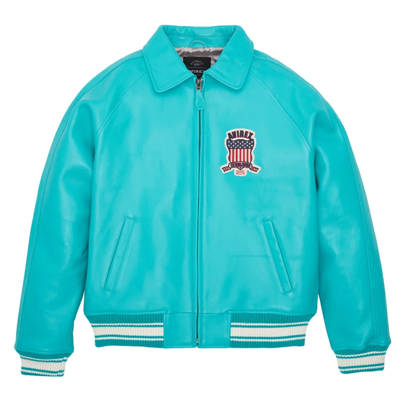 Men Hip Hop Sheep skin Varsity Jacket Embroidered Diamond Classic Casual - StepByStep