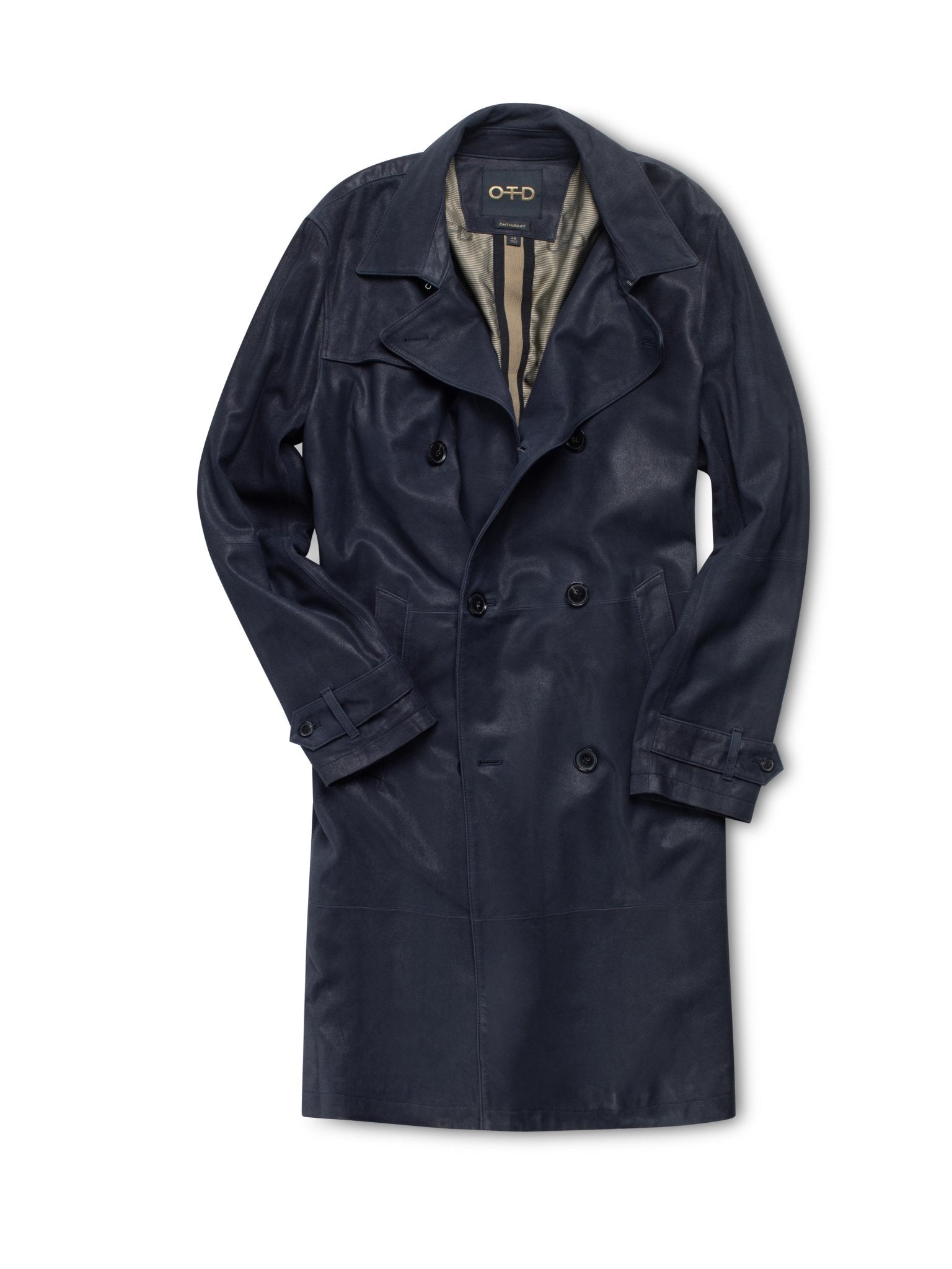 Midnight Suede Trench Coat - StepByStep