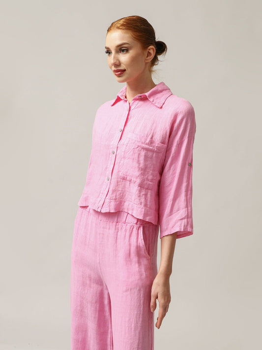 Moteriški marškiniai, Capsule Collection, 100% linas - StepByStep