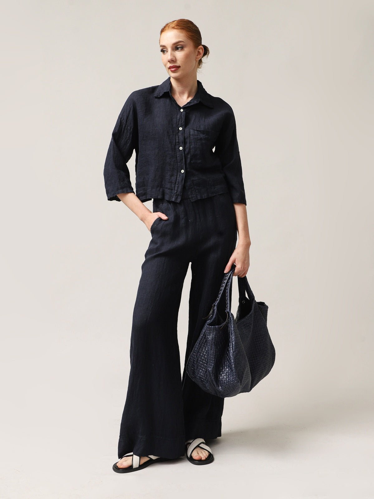 Moteriški marškiniai, Capsule Collection, 100% linas - StepByStep