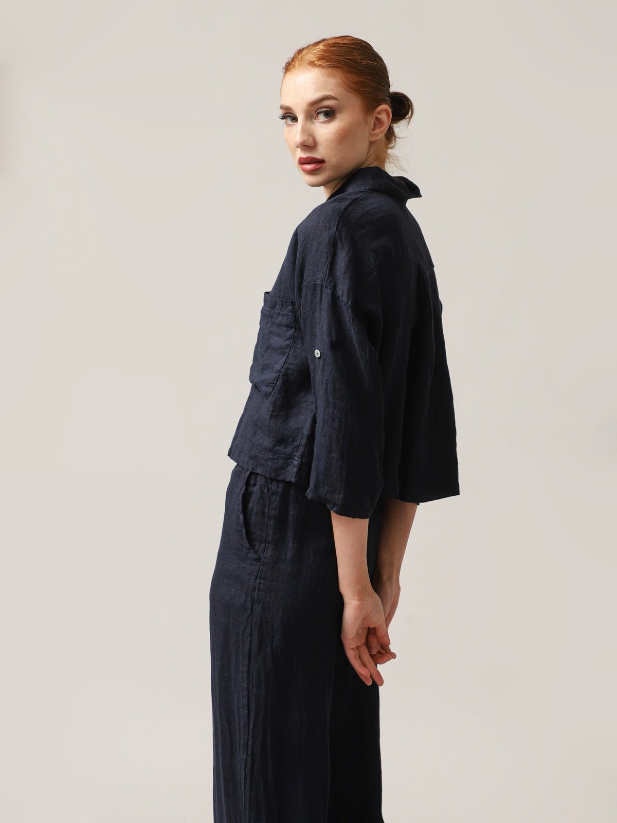 Moteriški marškiniai, Capsule Collection, 100% linas - StepByStep