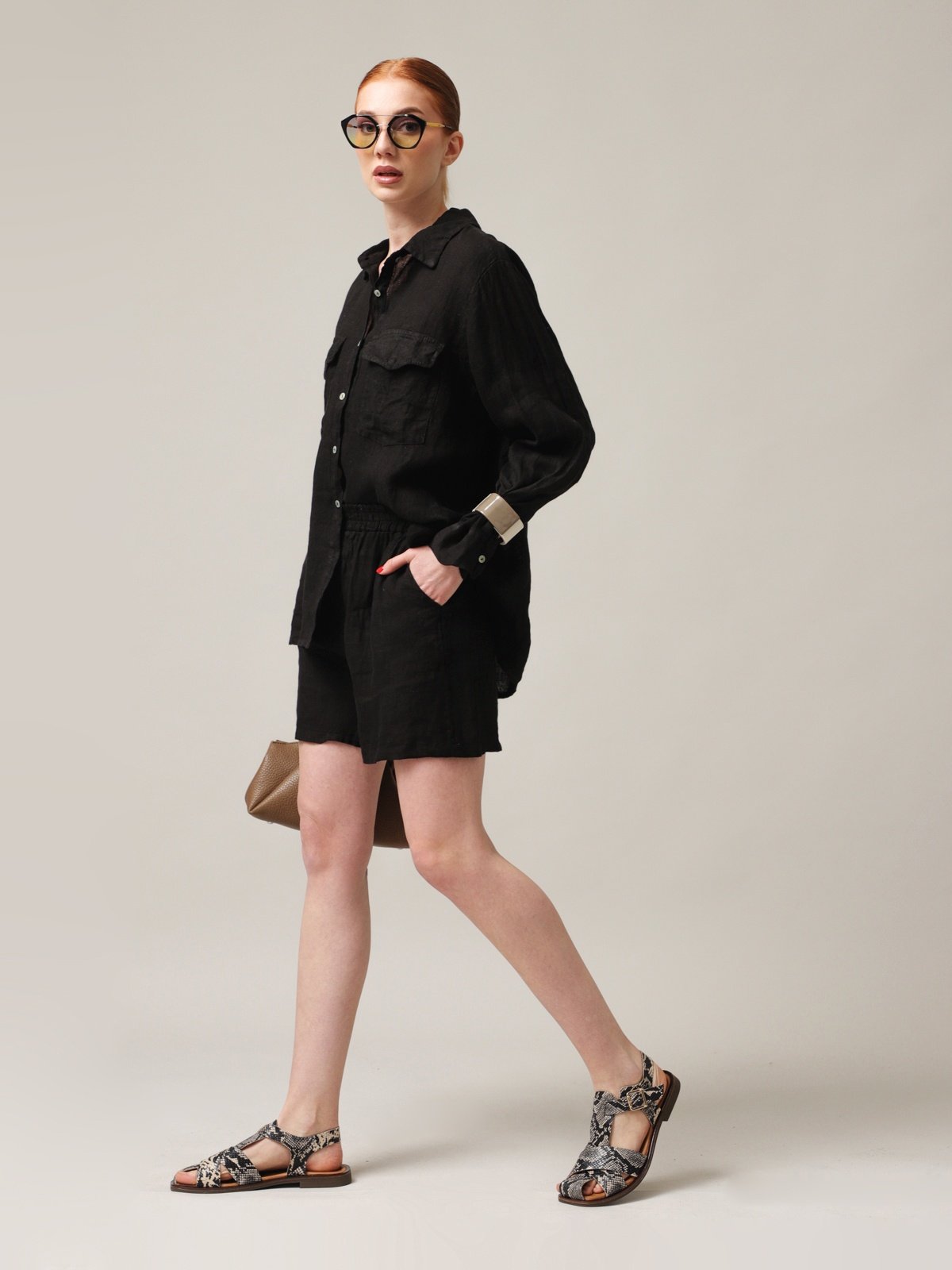 Moteriški marškiniai, Capsule Collection, 100% linas - StepByStep