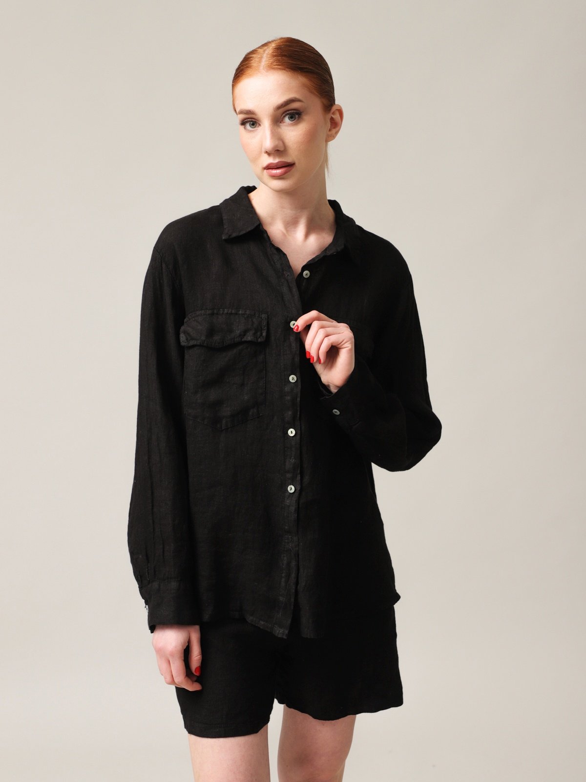 Moteriški marškiniai, Capsule Collection, 100% linas - StepByStep