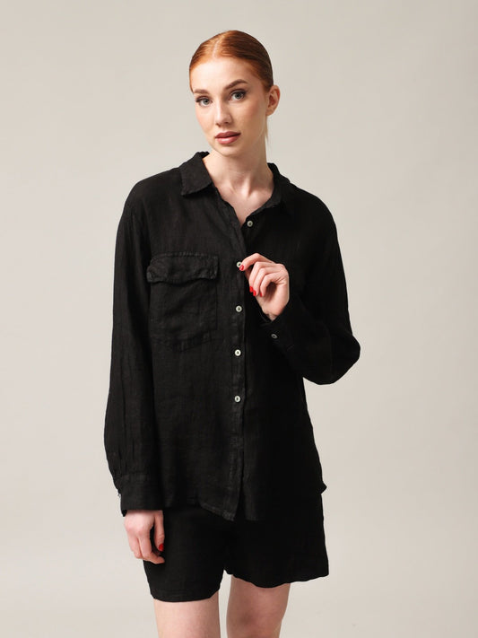 Moteriški marškiniai, Capsule Collection, 100% linas - StepByStep