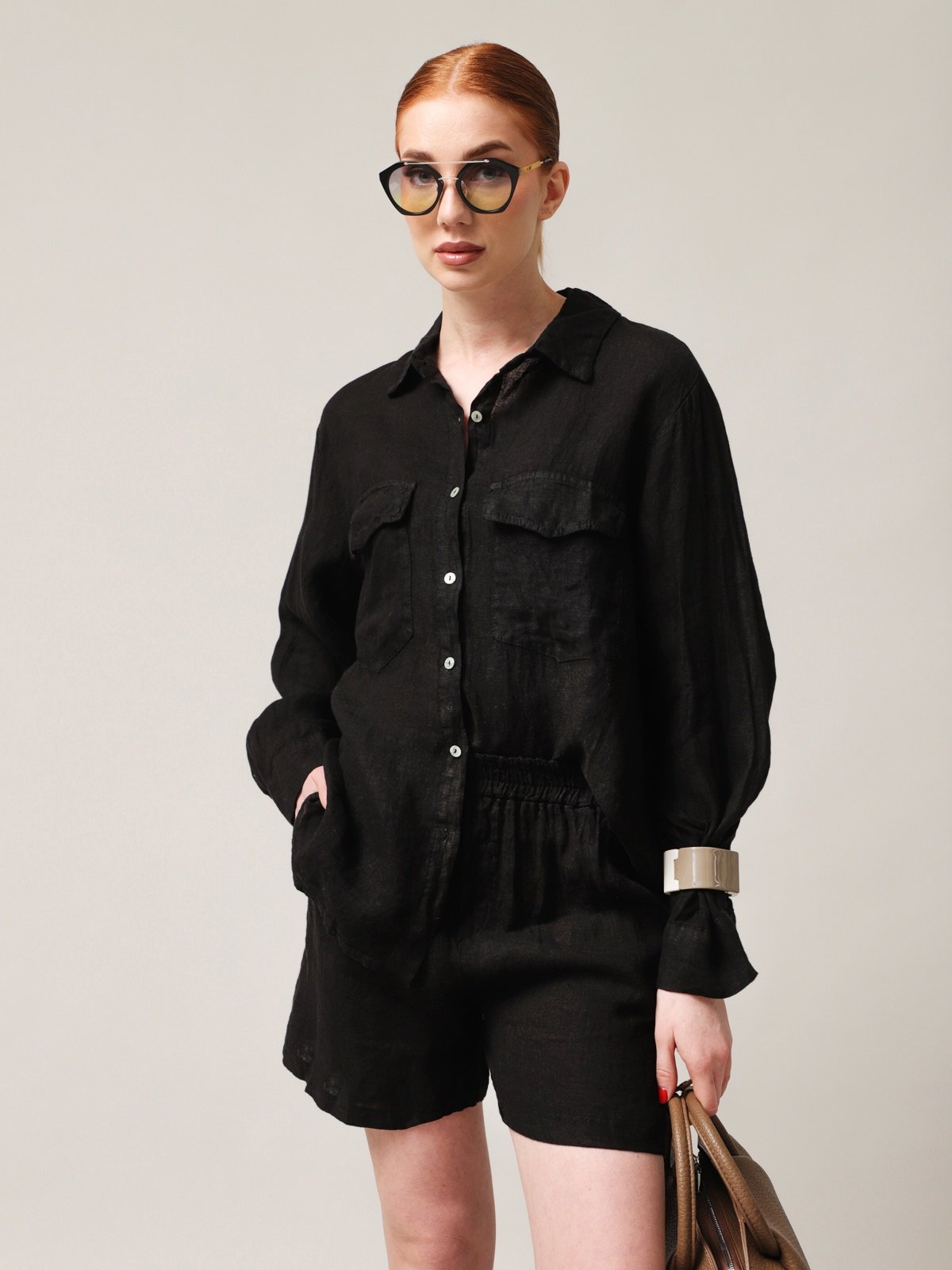 Moteriški marškiniai, Capsule Collection, 100% linas - StepByStep
