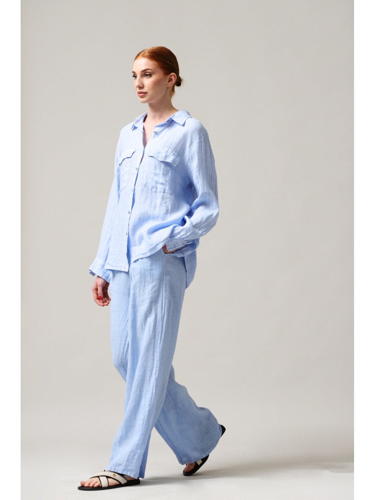 Moteriškos kelnės, Capsule Collection, 100% linas - StepByStep