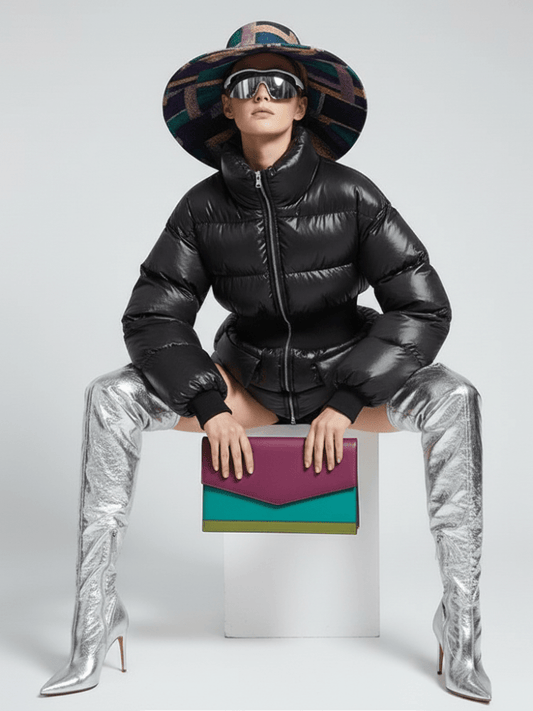 NOHO Elastic Waist Puffer Jacket BYMANYC ® New York - StepByStep