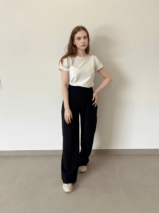 Pantalone in maglia in Lana - Marilu' - StepByStep