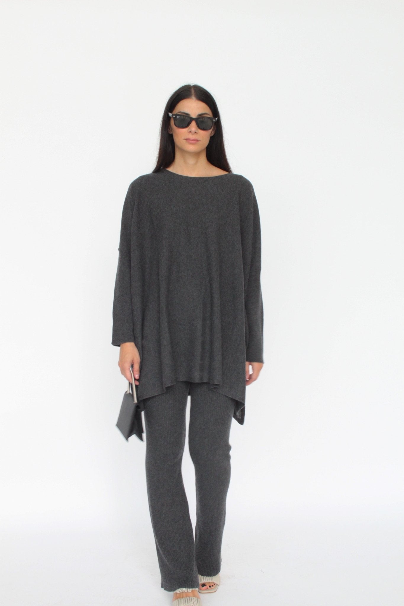 Pantalone in maglia in misto Cashmere - Angela - StepByStep