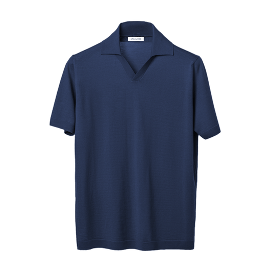 Polo Uomo Maniche Corte Pura Lana Merino Extrafine - StepByStep