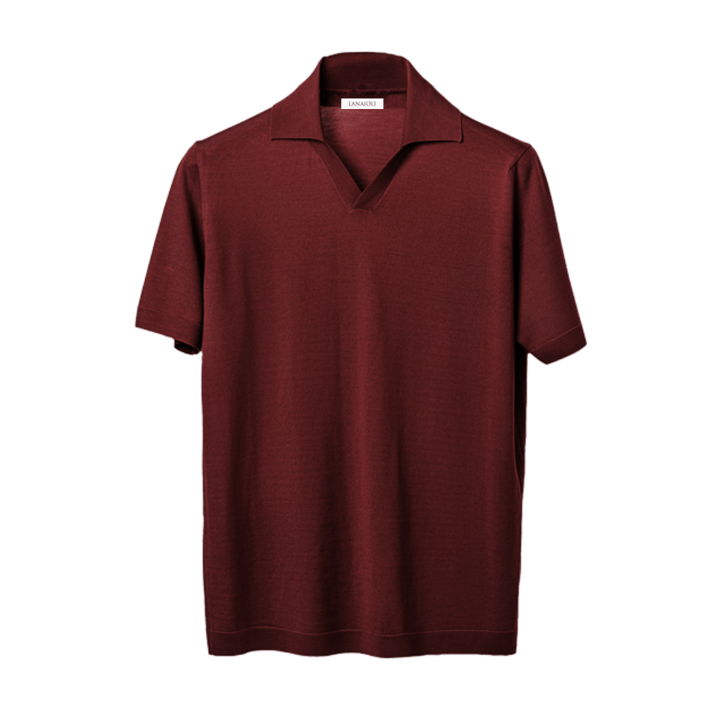 Polo Uomo Maniche Corte Pura Lana Merino Extrafine - StepByStep