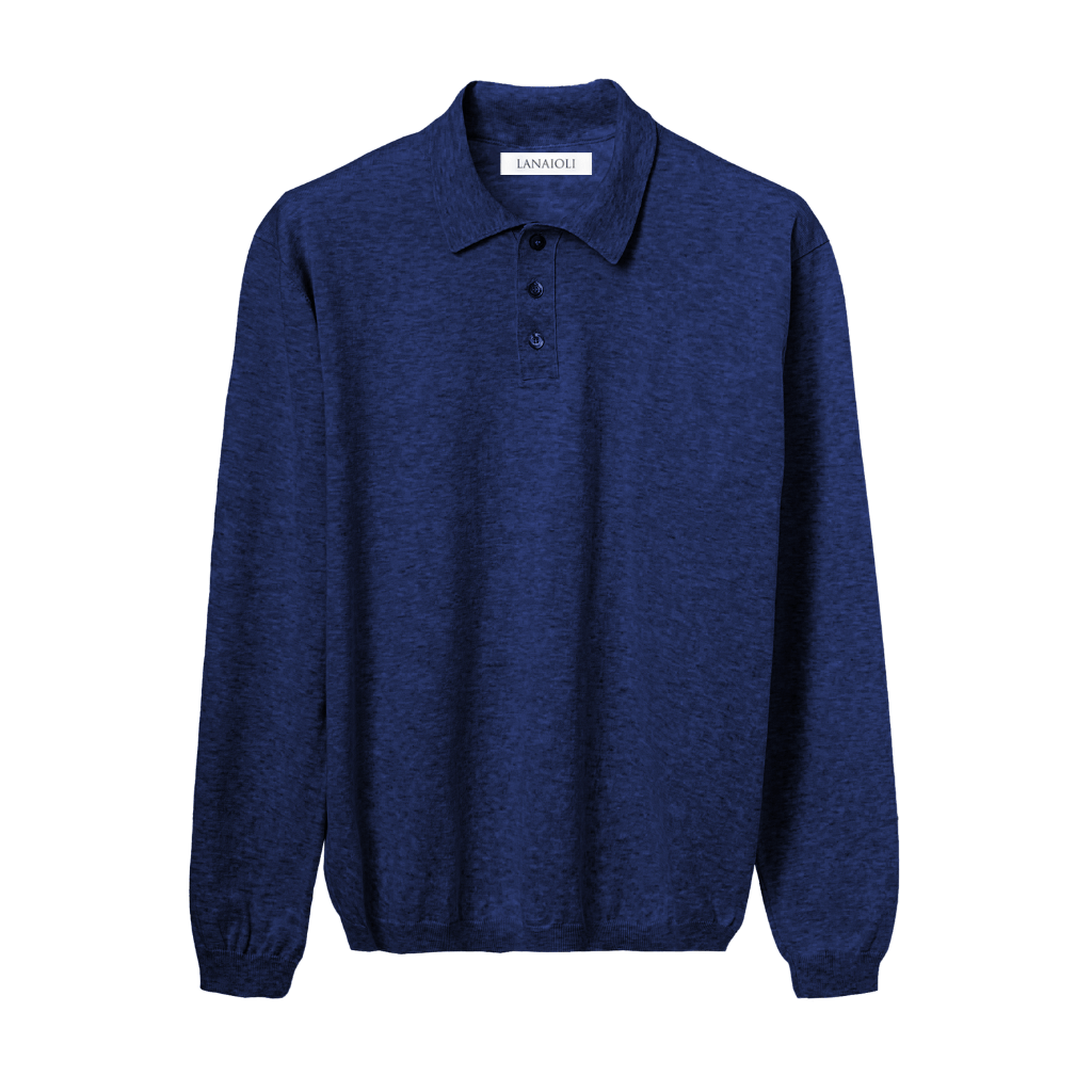 Polo Uomo Maniche Lunghe 100% Cotone ELS - StepByStep
