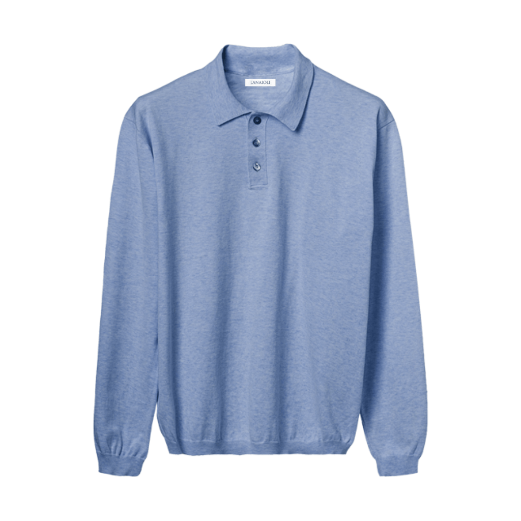 Polo Uomo Maniche Lunghe 100% Cotone ELS - StepByStep