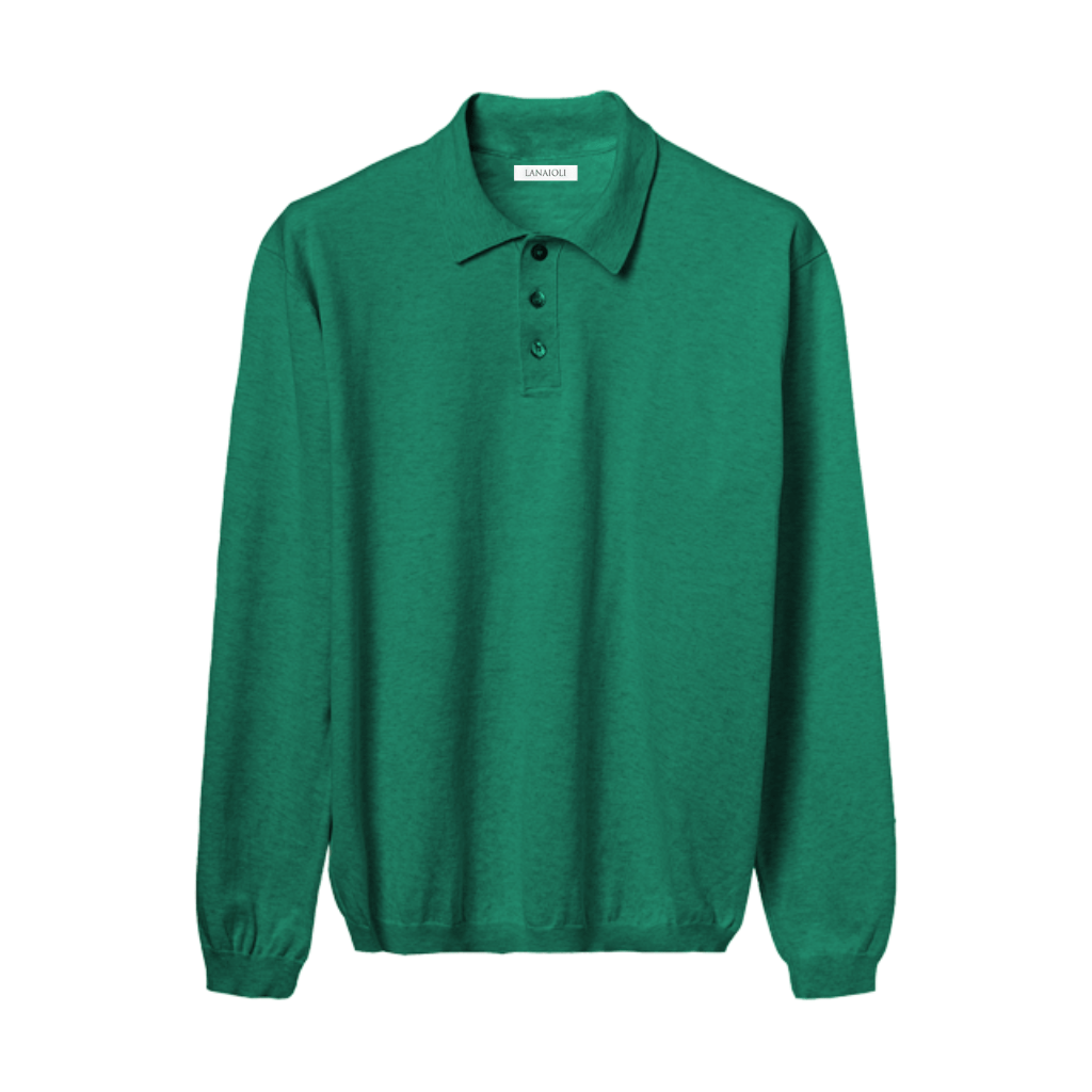 Polo Uomo Maniche Lunghe 100% Cotone ELS - StepByStep