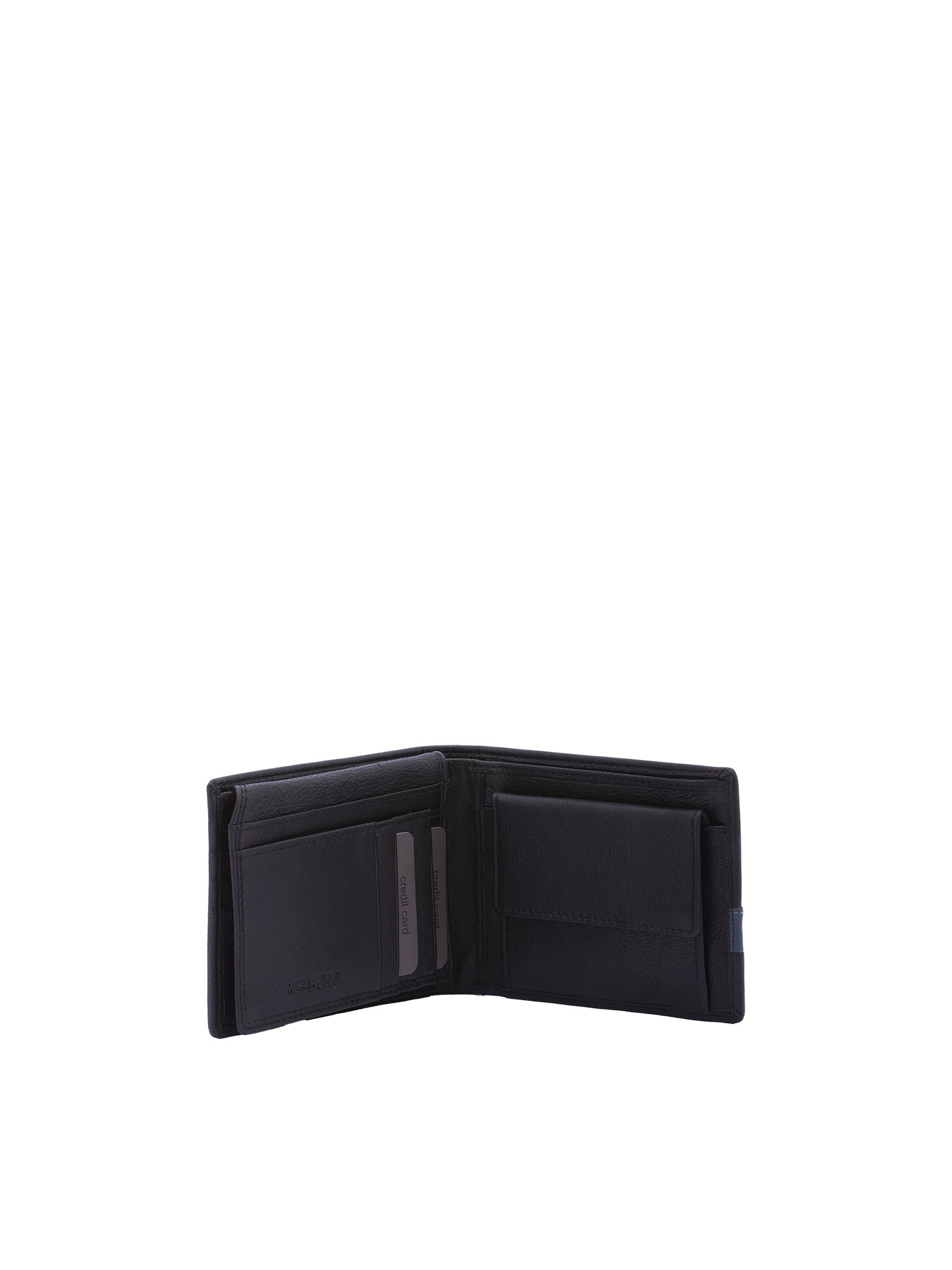 Portafoglio da uomo In Vera pelle Made in Italy 10x12,5x2,5 cm - StepByStep