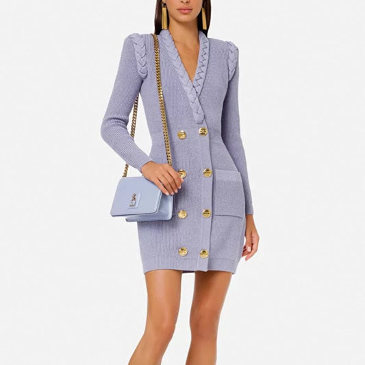 Retro Knitted Hepburn Dress For Women, Greenwich Village, BYMANYC New York. - StepByStep