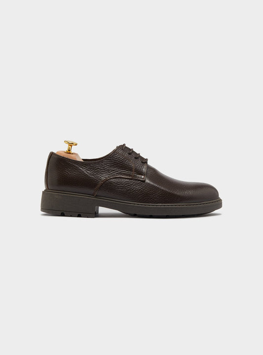 Scarpa derby in 100% pelle martellata - StepByStep