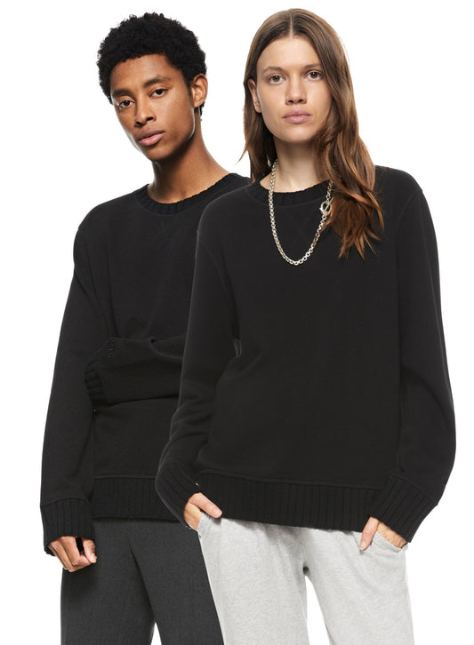 Signature Crewneck Sweatshirt (Black) - StepByStep