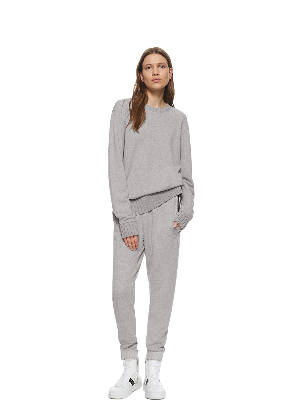 Signature Crewneck Sweatshirt (Grey Heather) - StepByStep