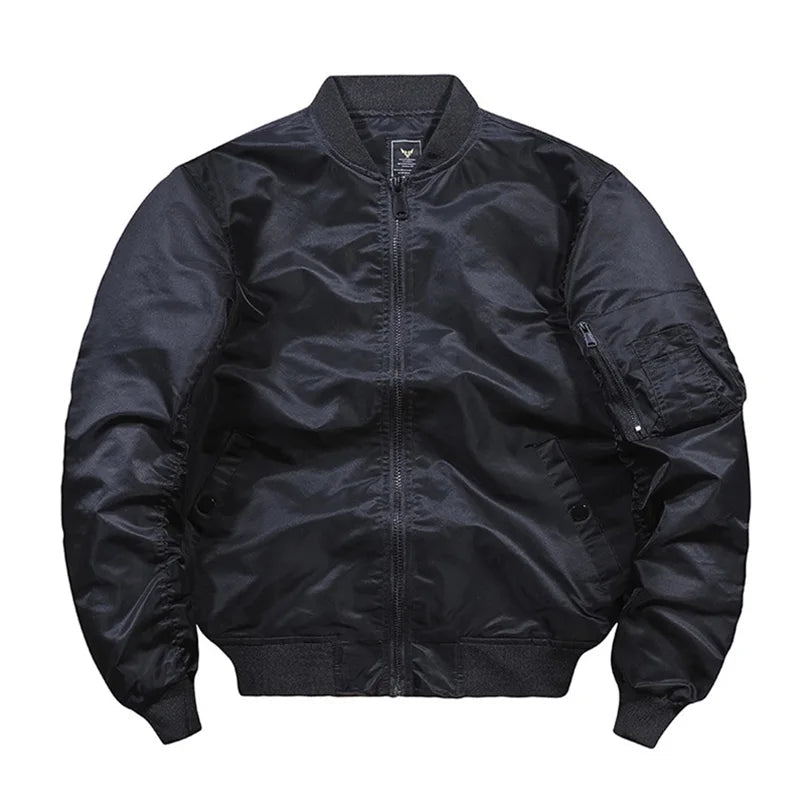 Spring Bomber Jacket For Men Women Padding Military Jacket Varsity Baseball Coat Mens Windbreaker Male Clothing MA1 Winter Z1 - StepByStep