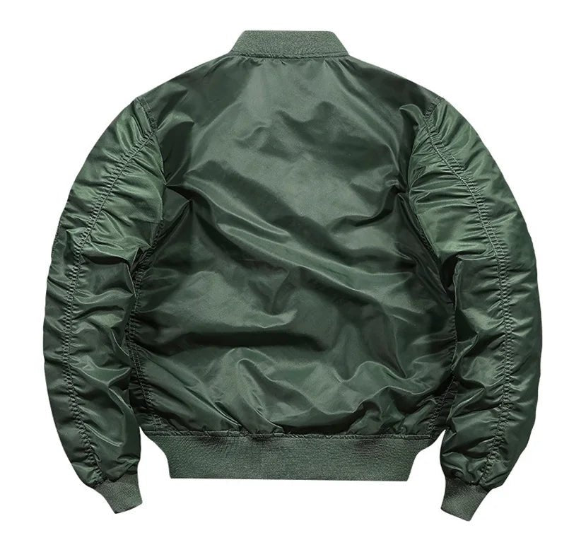 Spring Bomber Jacket For Men Women Padding Military Jacket Varsity Baseball Coat Mens Windbreaker Male Clothing MA1 Winter Z1 - StepByStep