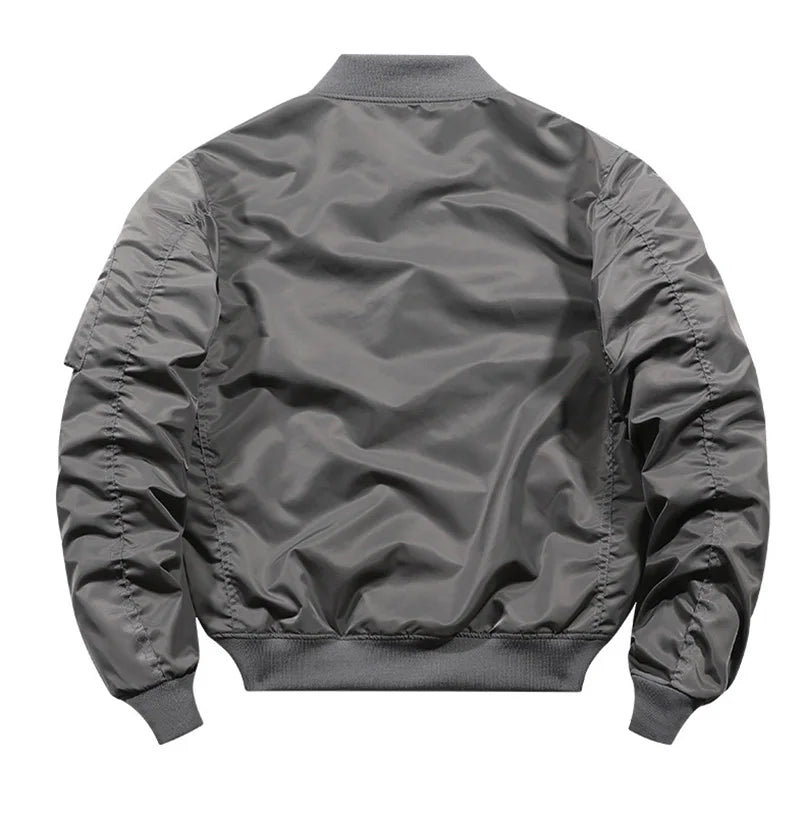 Spring Bomber Jacket For Men Women Padding Military Jacket Varsity Baseball Coat Mens Windbreaker Male Clothing MA1 Winter Z1 - StepByStep
