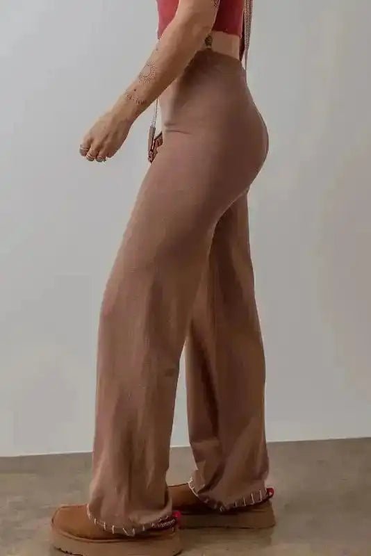 Sunny Stride Knitted Pants - StepByStep
