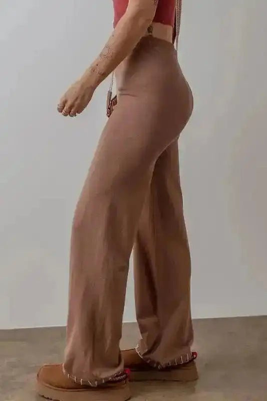 Sunny Stride Knitted Pants - StepByStep