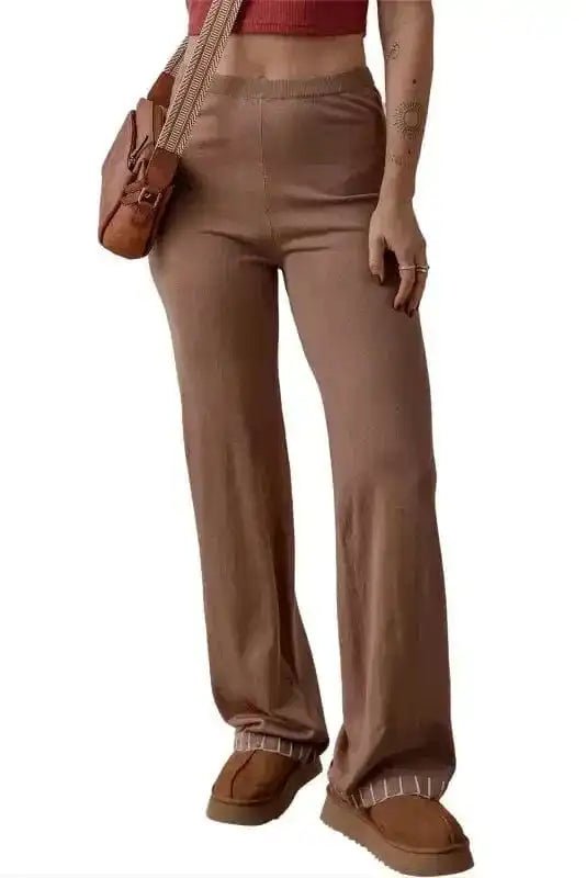 Sunny Stride Knitted Pants - StepByStep