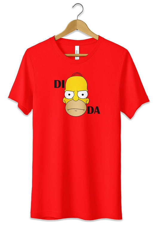 T-Shirt Homer Simpson Maglietta Blasfema Rebus DI HOMER DA 100% Cotone - StepByStep