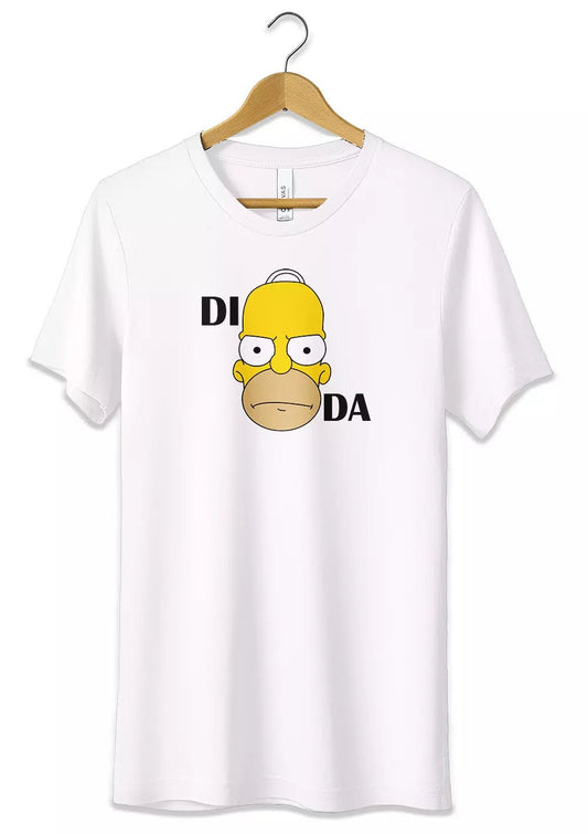 T-Shirt Homer Simpson Maglietta Blasfema Rebus DI HOMER DA 100% Cotone - StepByStep