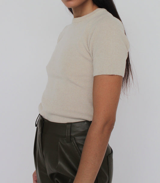 T-Shirt in maglia in misto Cashmere - Alba - StepByStep