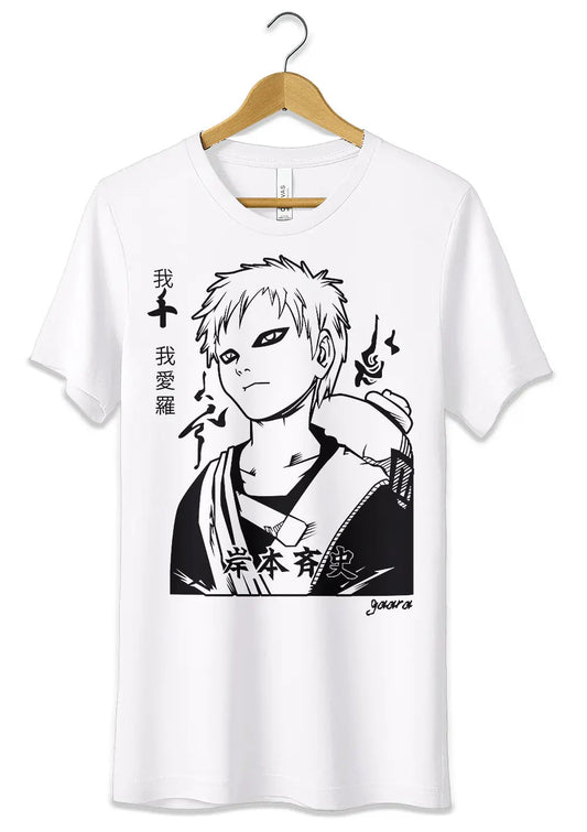 T-Shirt Maglietta Gaara Naruto Anime - StepByStep