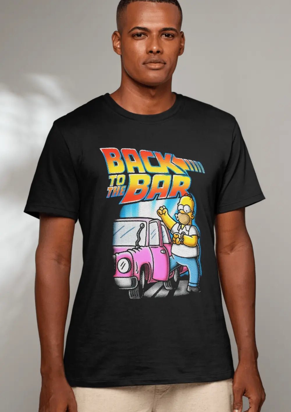 T-Shirt Maglietta Homer Simpson Back to the bar - StepByStep