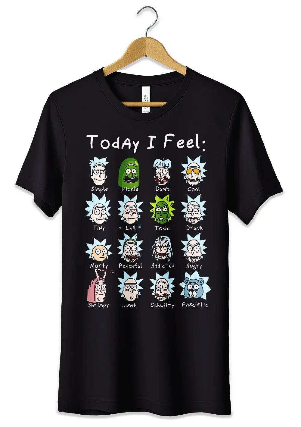 T-Shirt Maglietta Rick Mood of the Day - StepByStep