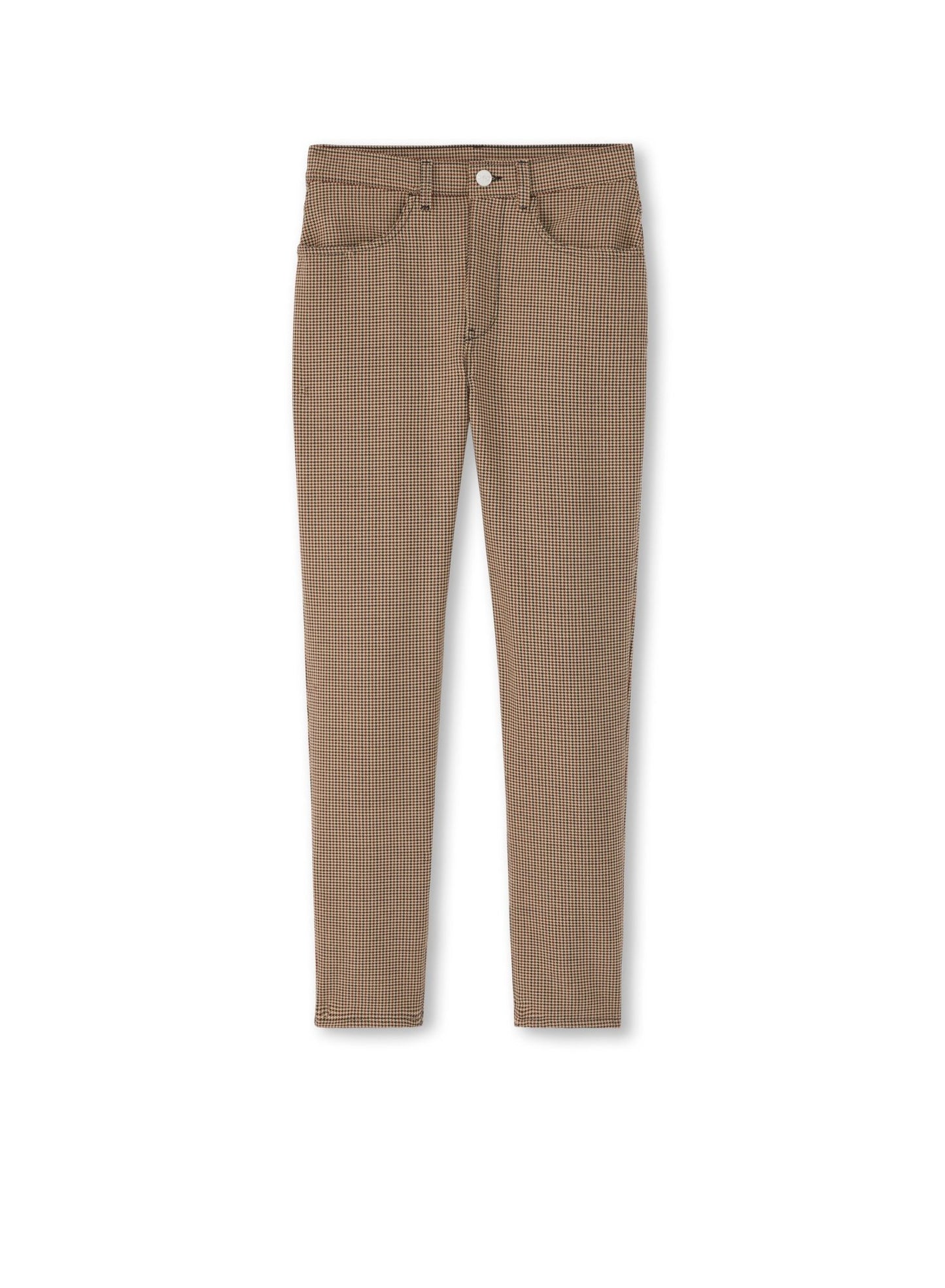Tapered Plaid Pant (Khaki Multi) - StepByStep