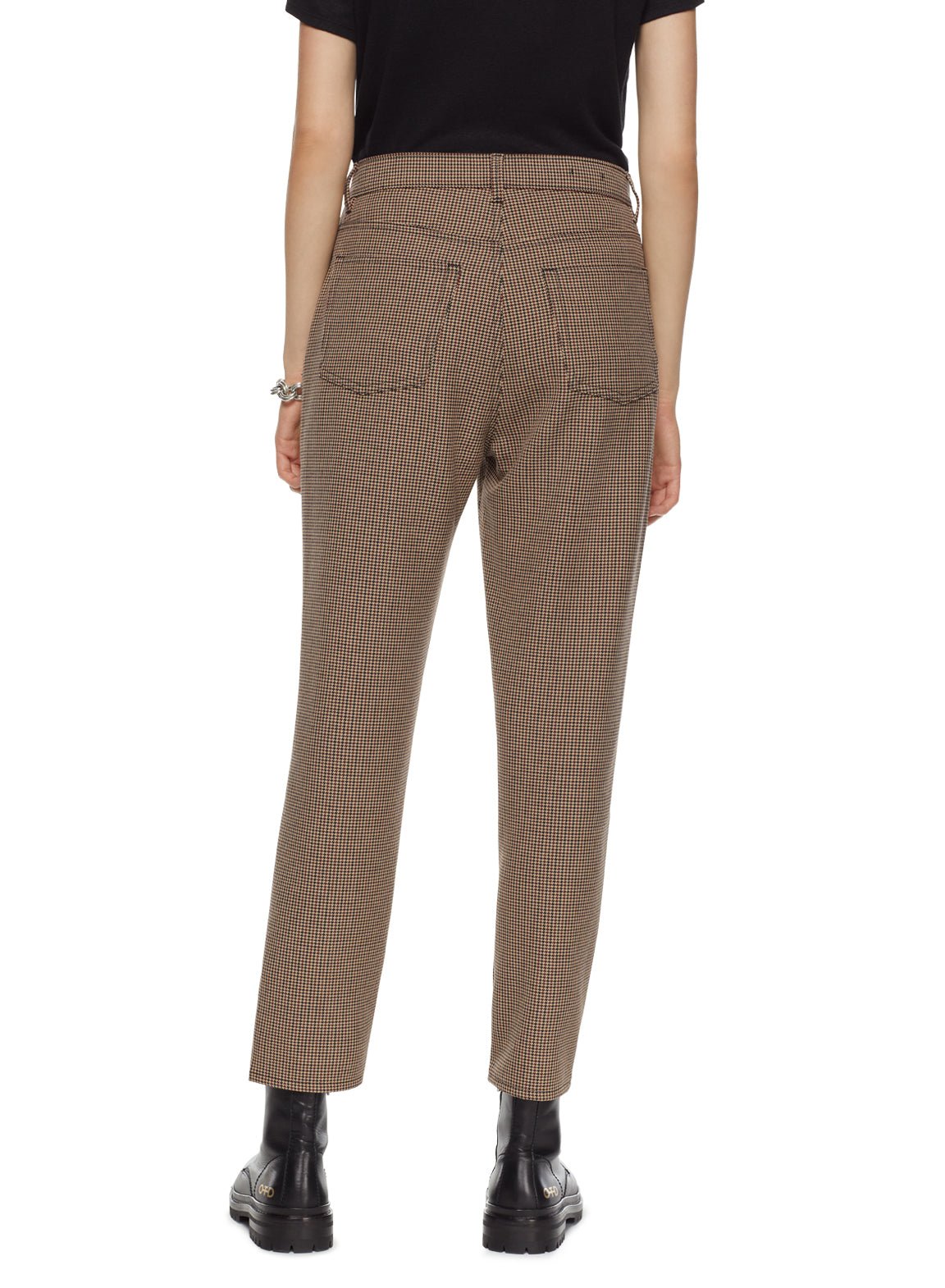 Tapered Plaid Pant (Khaki Multi) - StepByStep