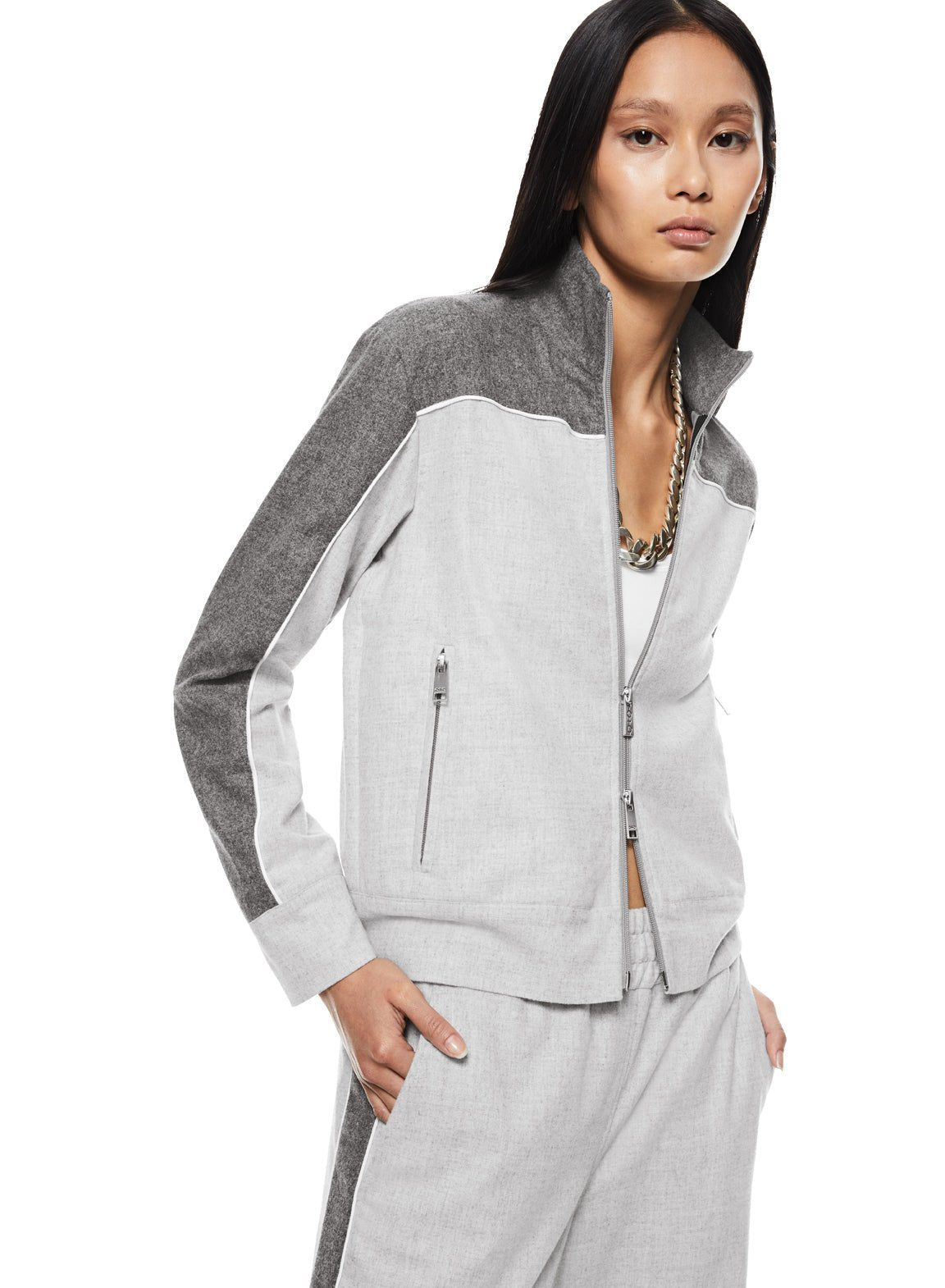 Two - Tone Track Jacket - StepByStep
