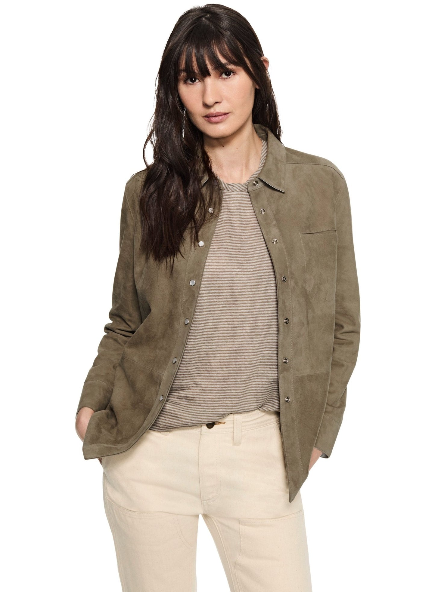 Ultra - Fine Suede Shirt Jacket - StepByStep