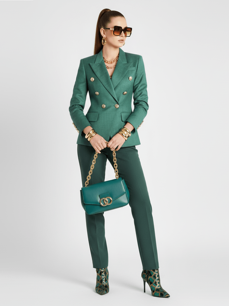UPPER WEST SIDE Emerald Double - Breasted Blazer BYMANYC ® New York - StepByStep