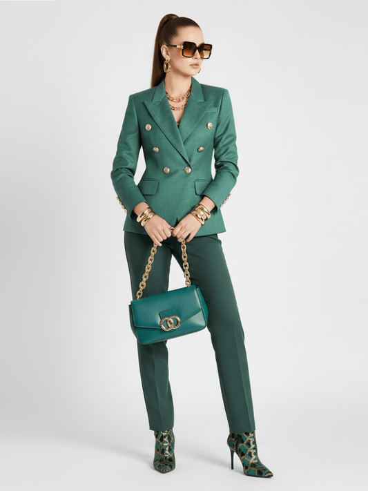 UPPER WEST SIDE Emerald Double - Breasted Blazer BYMANYC ® New York - StepByStep