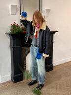 Speedy Flow Casual Motorcycle Style Imported Merino Sheepskin Jacket-1