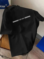 100% pure cotton men's luxurious brand letter print T-shirt, short - sleeved T-shirt, high - quality men's clothing, streetwear - StepByStepNow