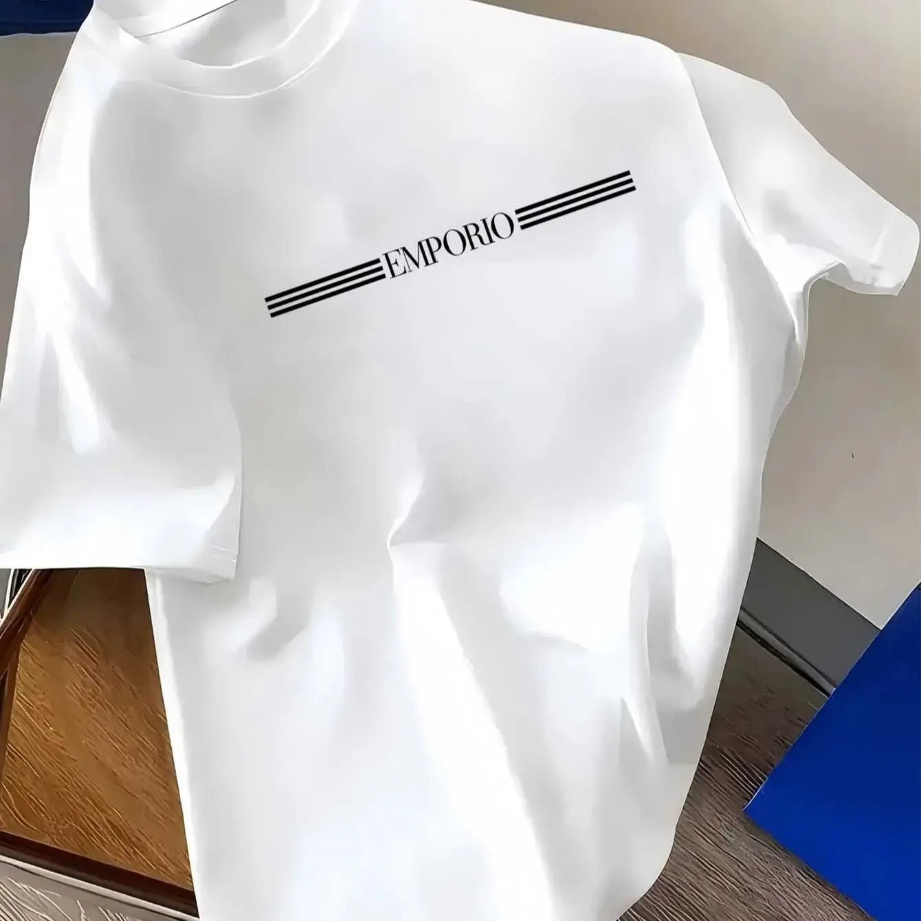 100% pure cotton men's luxurious brand letter print T-shirt, short - sleeved T-shirt, high - quality men's clothing, streetwear - StepByStepNow